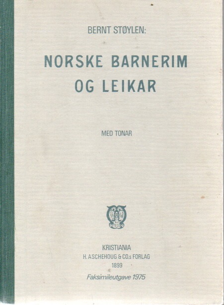 Norske barnerim og leikar med tonar
